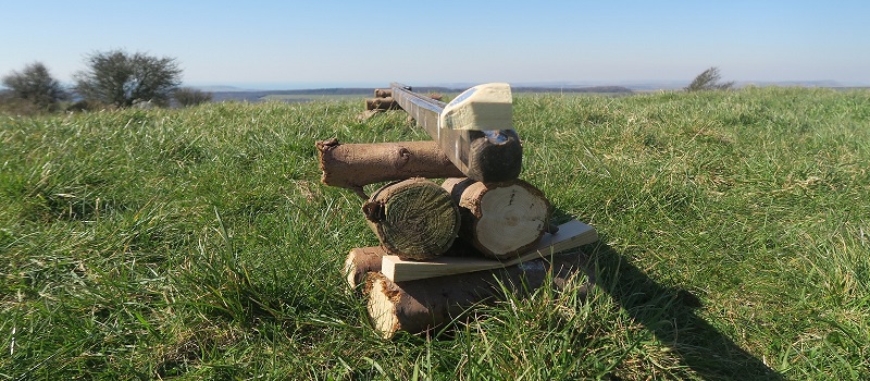 (using a timber block)